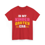 In My Kindergarten Era Kids Kindergarten T-Shirt - Red