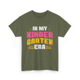 In My Kindergarten Era Kids Kindergarten T-Shirt - Military Green