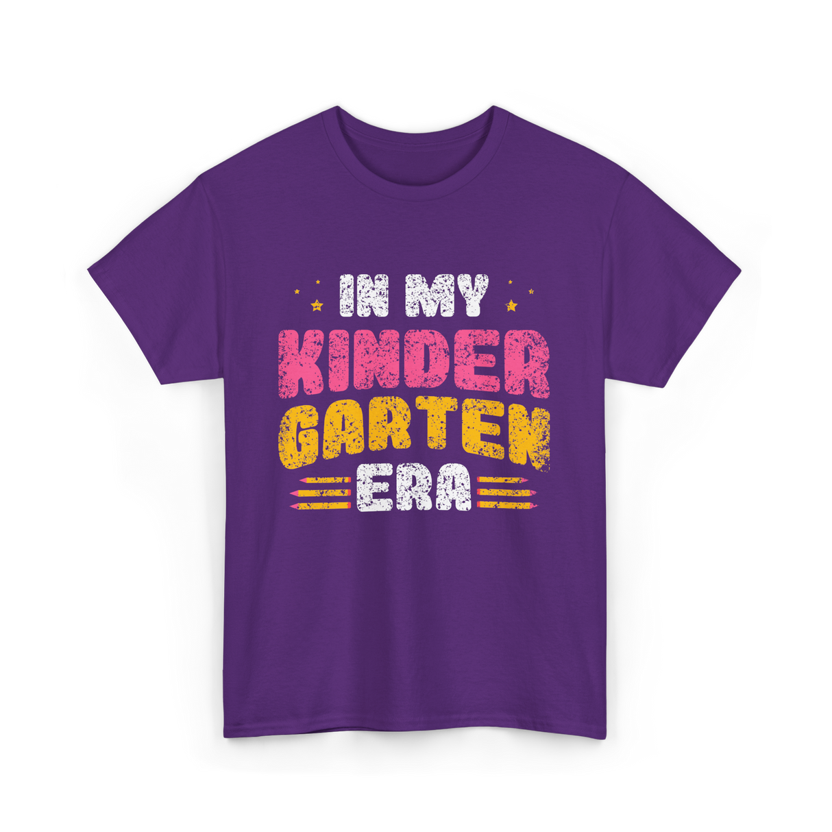 In My Kindergarten Era Kids Kindergarten T-Shirt - Purple