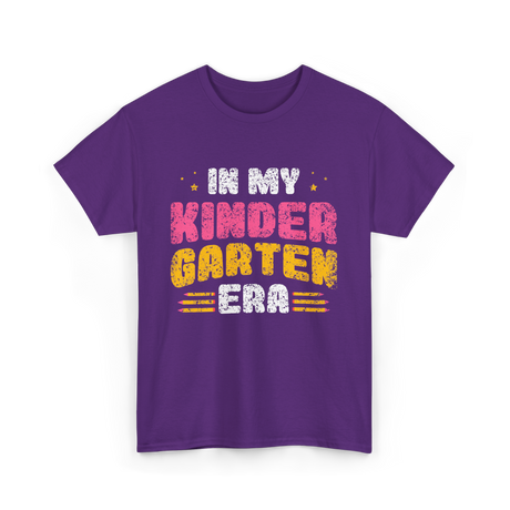 In My Kindergarten Era Kids Kindergarten T-Shirt - Purple