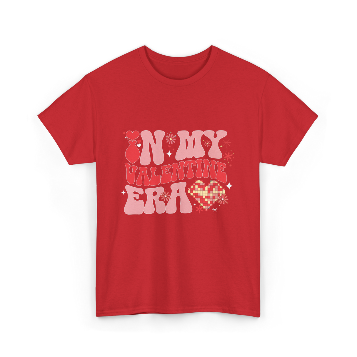 In My Valentine Era Valentine's Day T-Shirt - Red