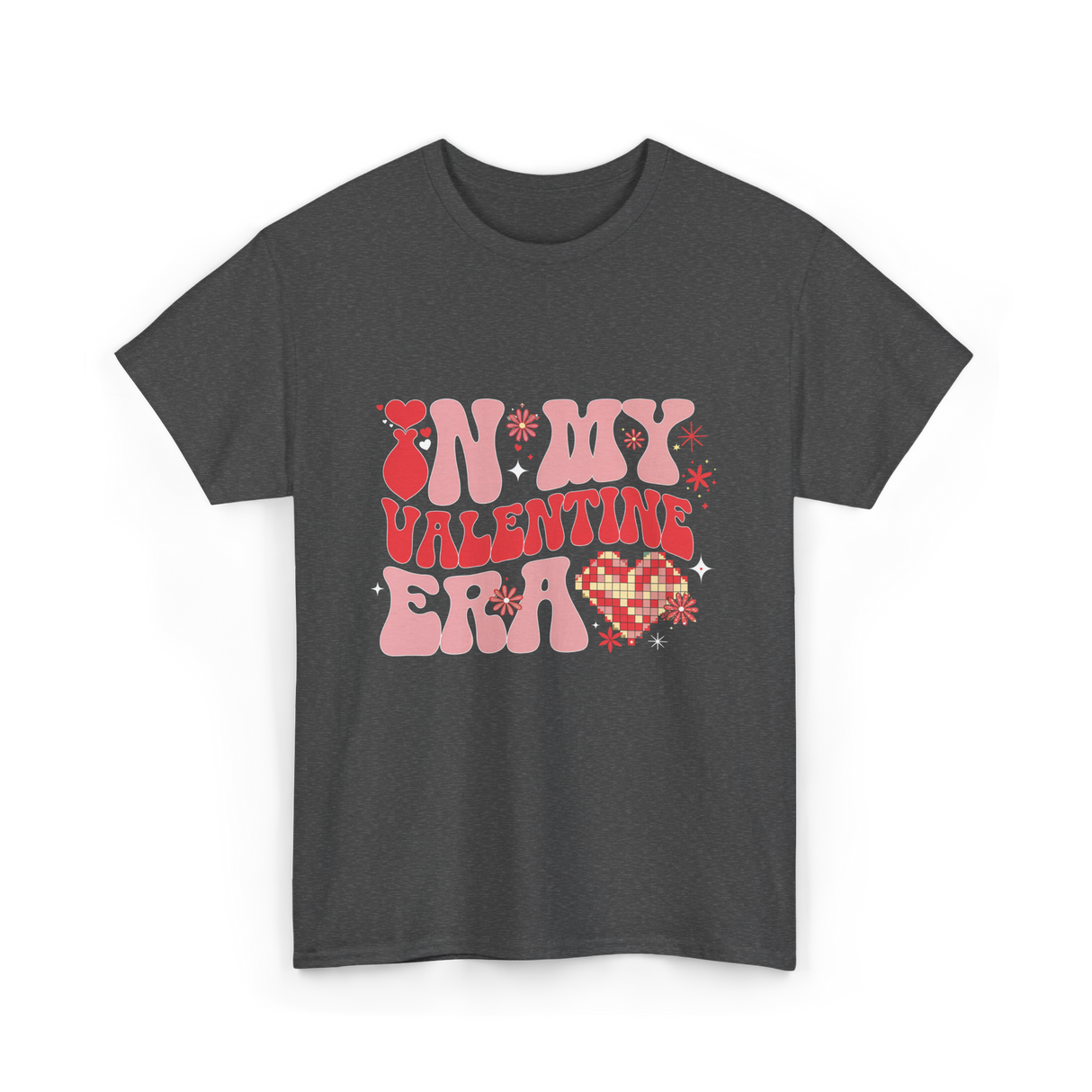 In My Valentine Era Valentine's Day T-Shirt - Dark Heather