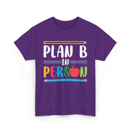 In Person Teacher T-Shirt - Purple