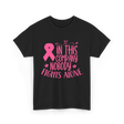 In This Company Nobody Fights Alone Breast Cancer T-Shirt - Black