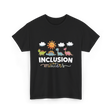 Inclusion Matters Dinosaurs Education T-Shirt - Black