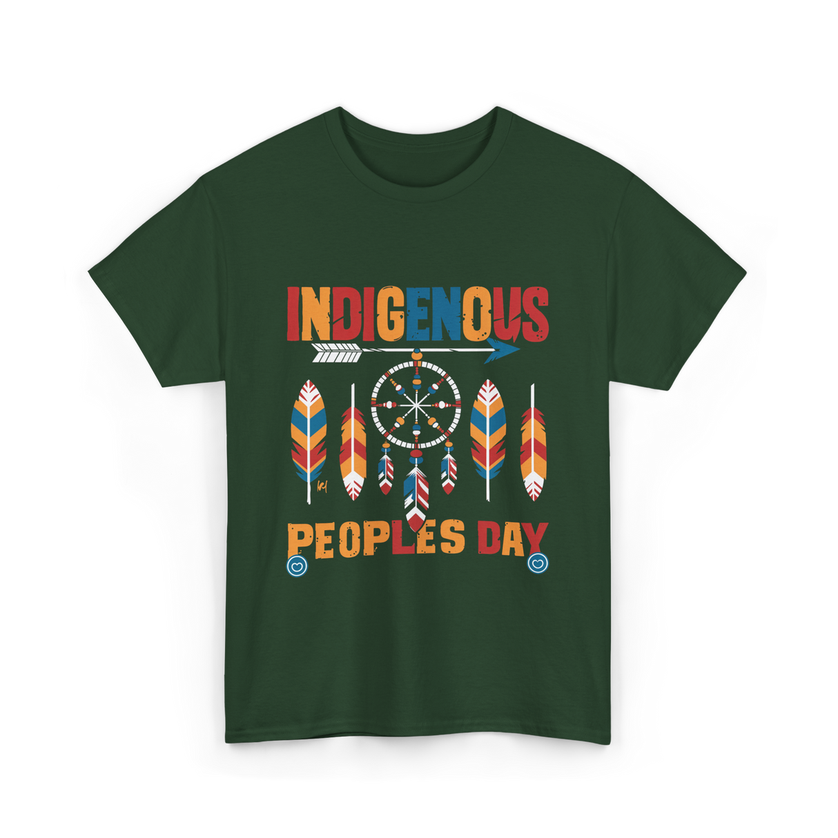 Indigenous Peoples Day Culture Celebration T-Shirt - Forest Green