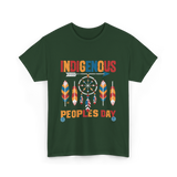 Indigenous Peoples Day Culture Celebration T-Shirt - Forest Green