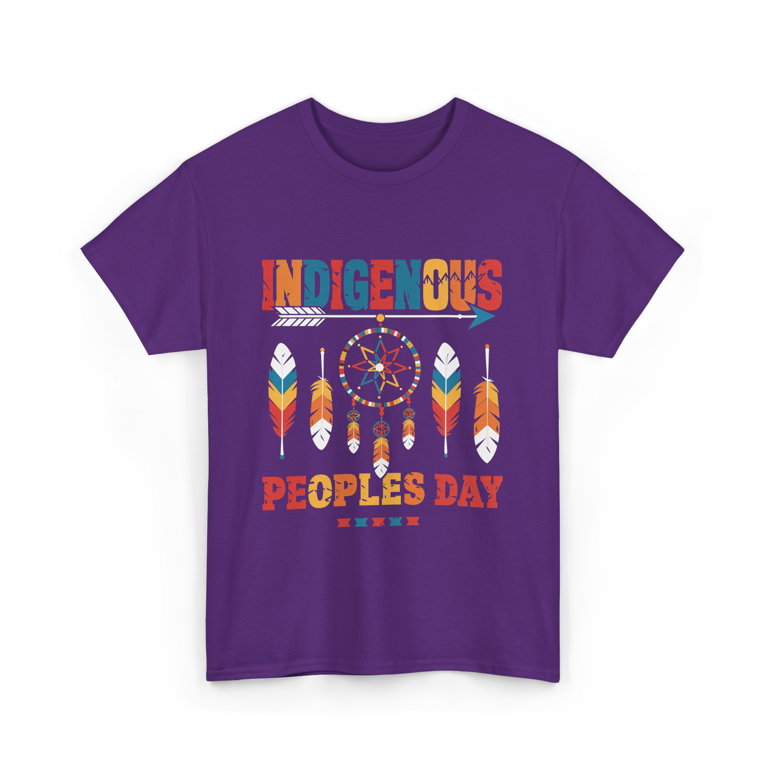 Indigenous Peoples Day Culture Heritage T-Shirt - Purple