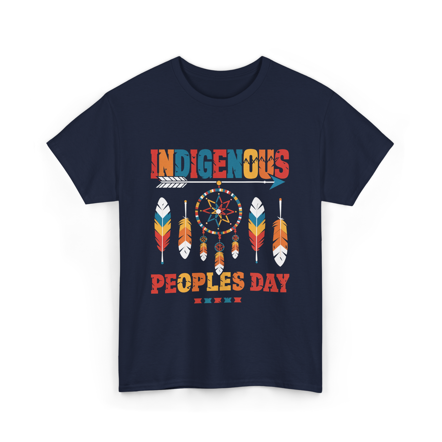 Indigenous Peoples Day Culture Heritage T-Shirt - Navy