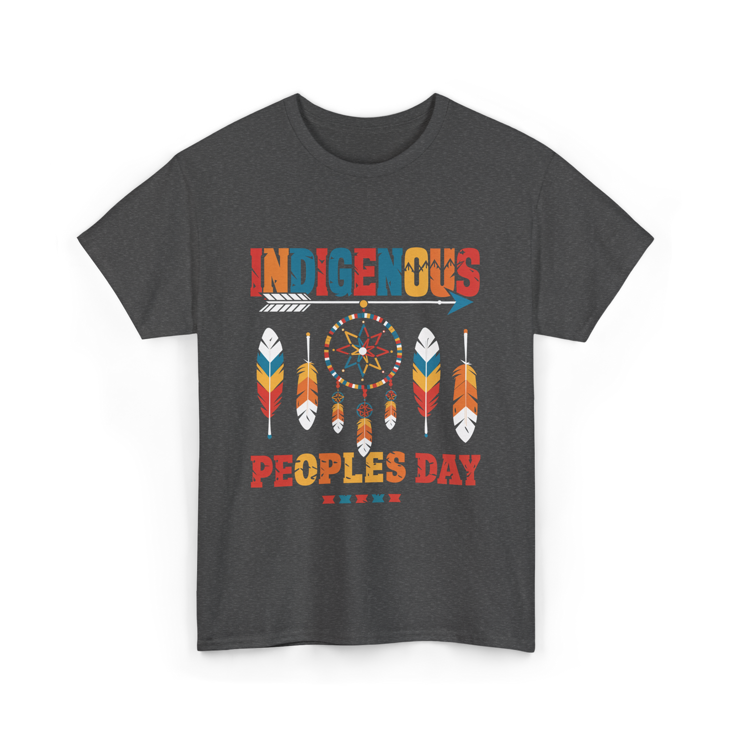 Indigenous Peoples Day Culture Heritage T-Shirt - Dark Heather
