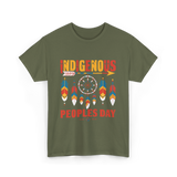 Indigenous Peoples Day Indigenous Culture T-Shirt - Military Green