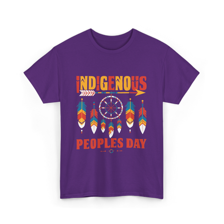 Indigenous Peoples Day Indigenous Culture T-Shirt - Purple