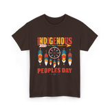 Indigenous Peoples Day Indigenous Culture T-Shirt - Dark Chocolate