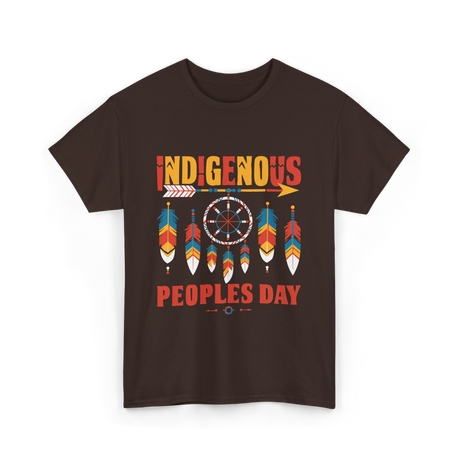 Indigenous Peoples Day Indigenous Culture T-Shirt - Dark Chocolate