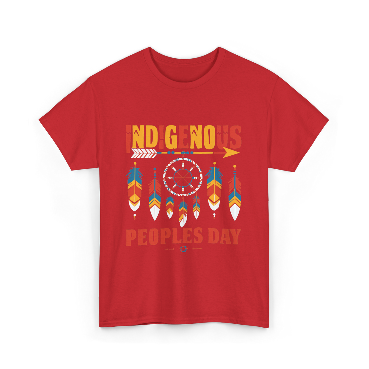 Indigenous Peoples Day Indigenous Culture T-Shirt - Red