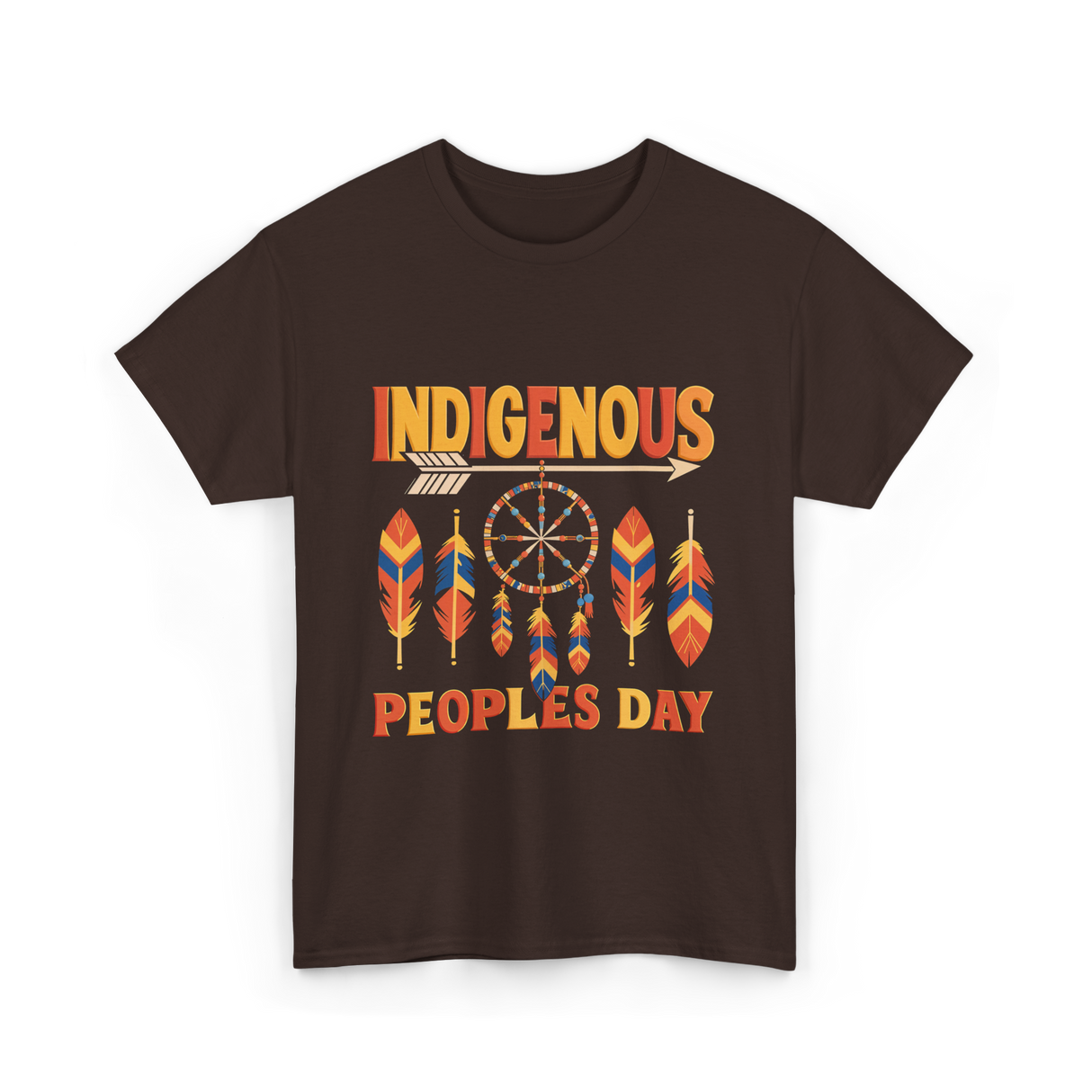 Indigenous Peoples Day Indigenous T-Shirt - Dark Chocolate