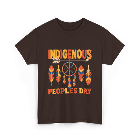 Indigenous Peoples Day Indigenous T-Shirt - Dark Chocolate