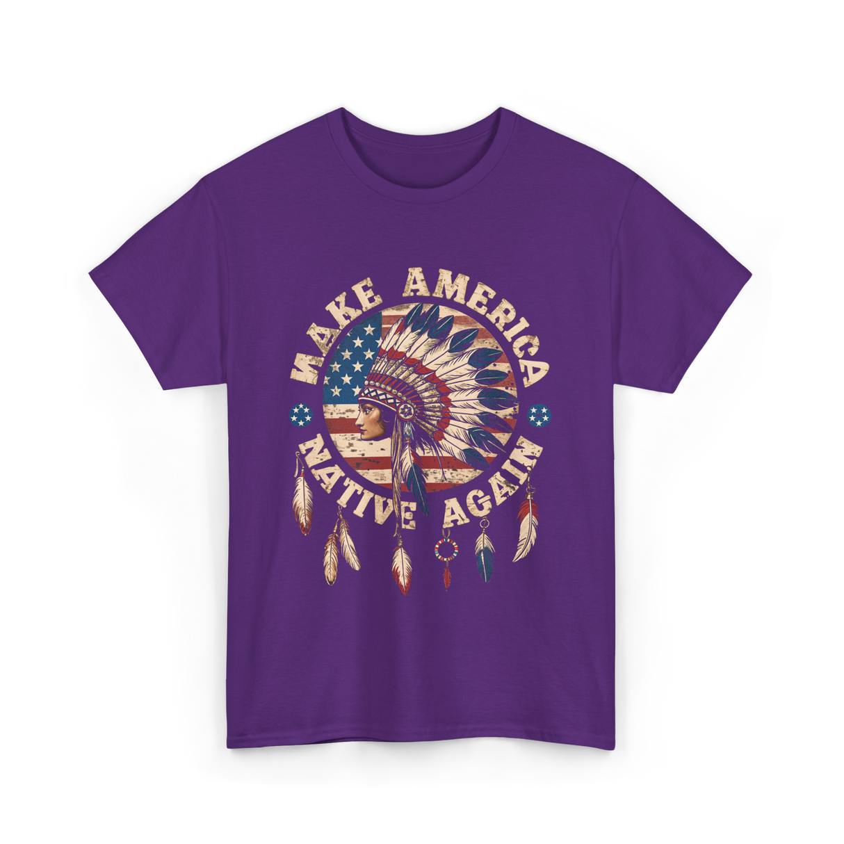 Indigenous T-Shirt - Purple