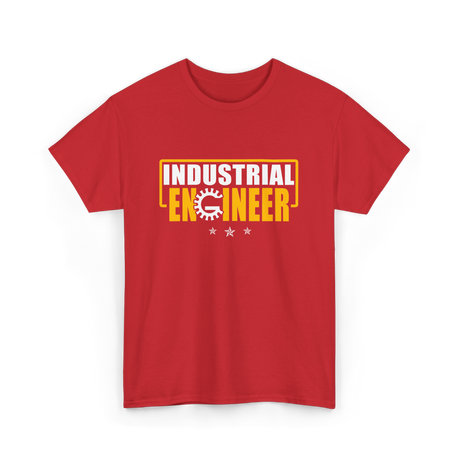 Industrial Engineer Engineering T-Shirt - Red