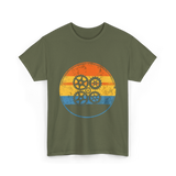 Industrial Gears Mechanical Engineer T-Shirt - Military Green