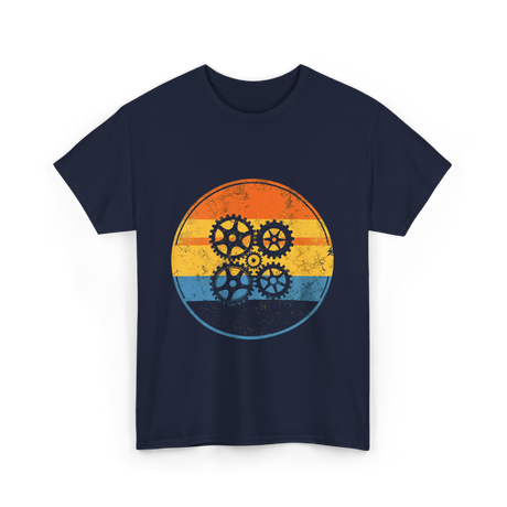 Industrial Gears Mechanical Engineer T-Shirt - Navy