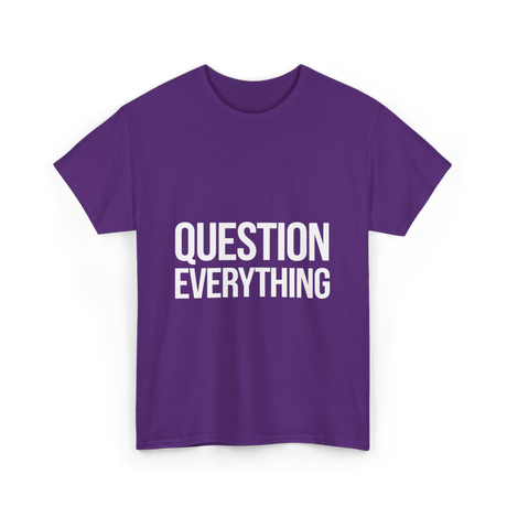 Inquiry Belief T-Shirt - Purple