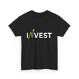 Invest Growth Investing Finance T-Shirt - Black