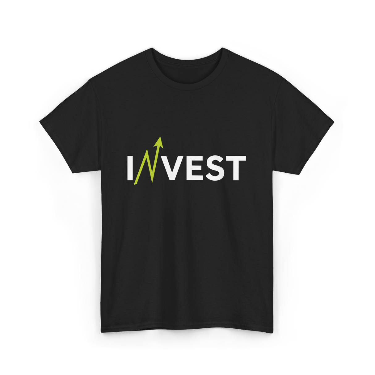 Invest Growth Investing Finance T-Shirt - Black