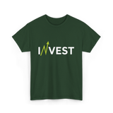 Invest Growth Investing Finance T-Shirt - Forest Green