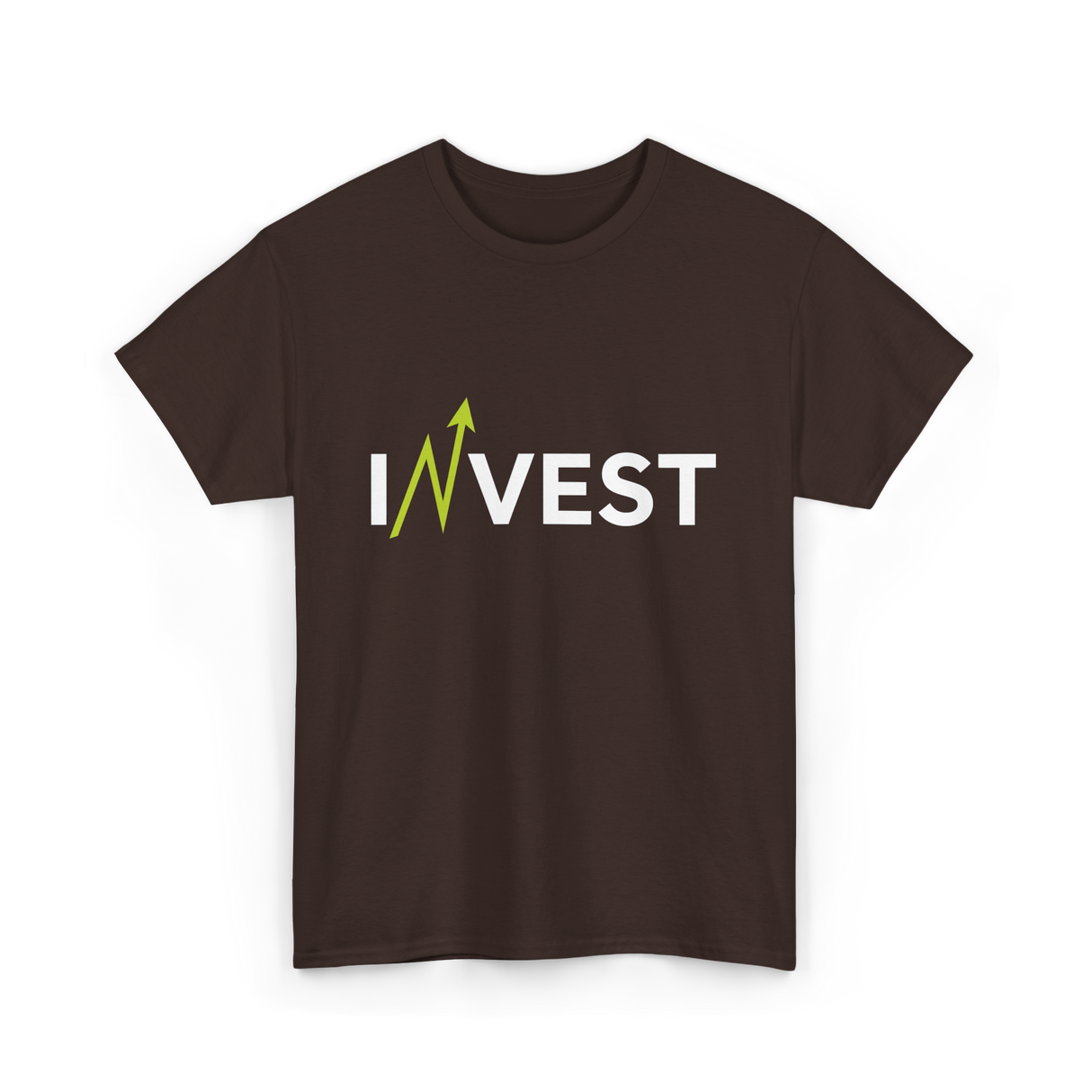 Invest Growth Investing Finance T-Shirt - Dark Chocolate