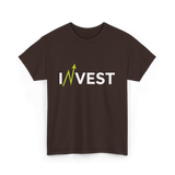 Invest Growth Investing Finance T-Shirt - Dark Chocolate