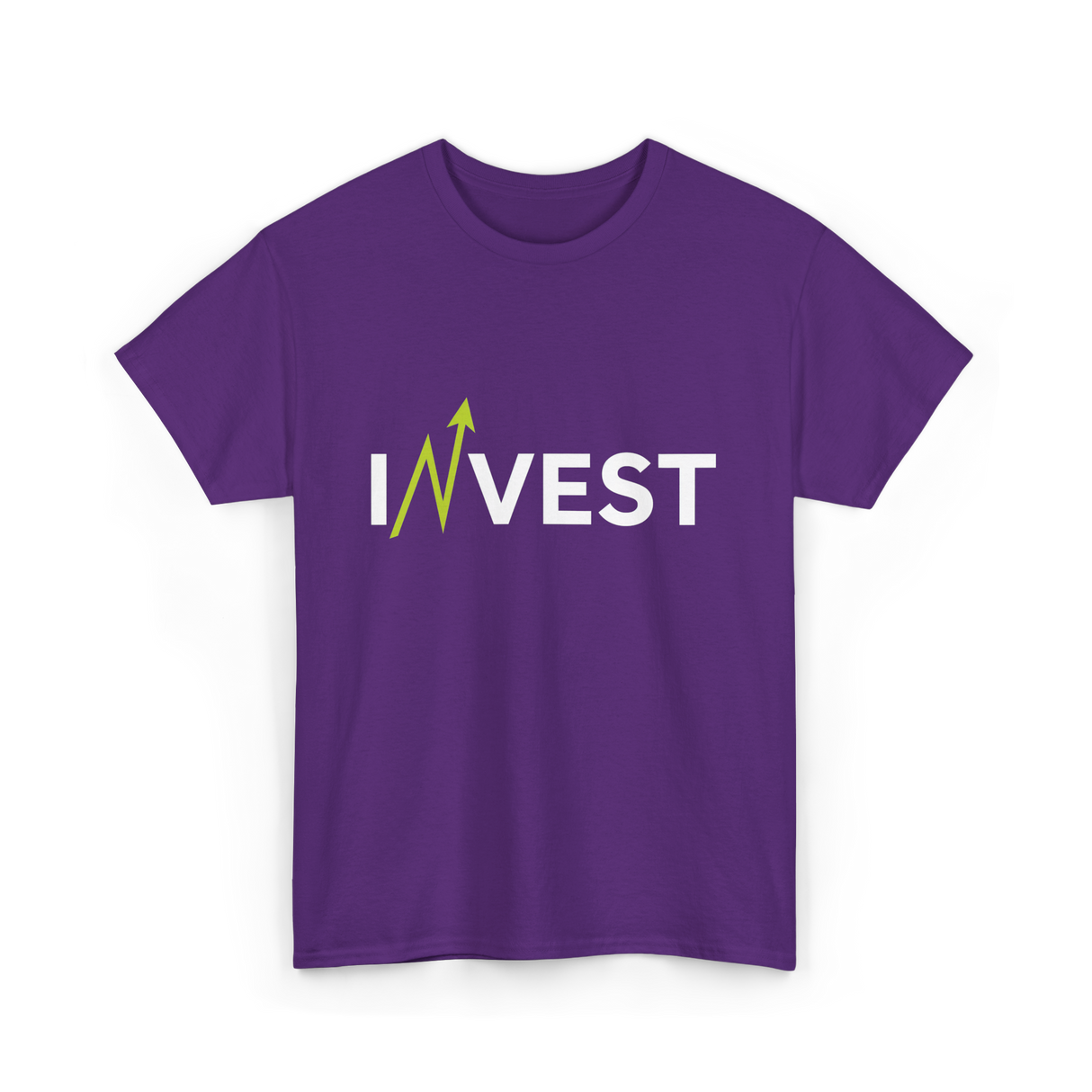 Invest Growth Investing Finance T-Shirt - Purple