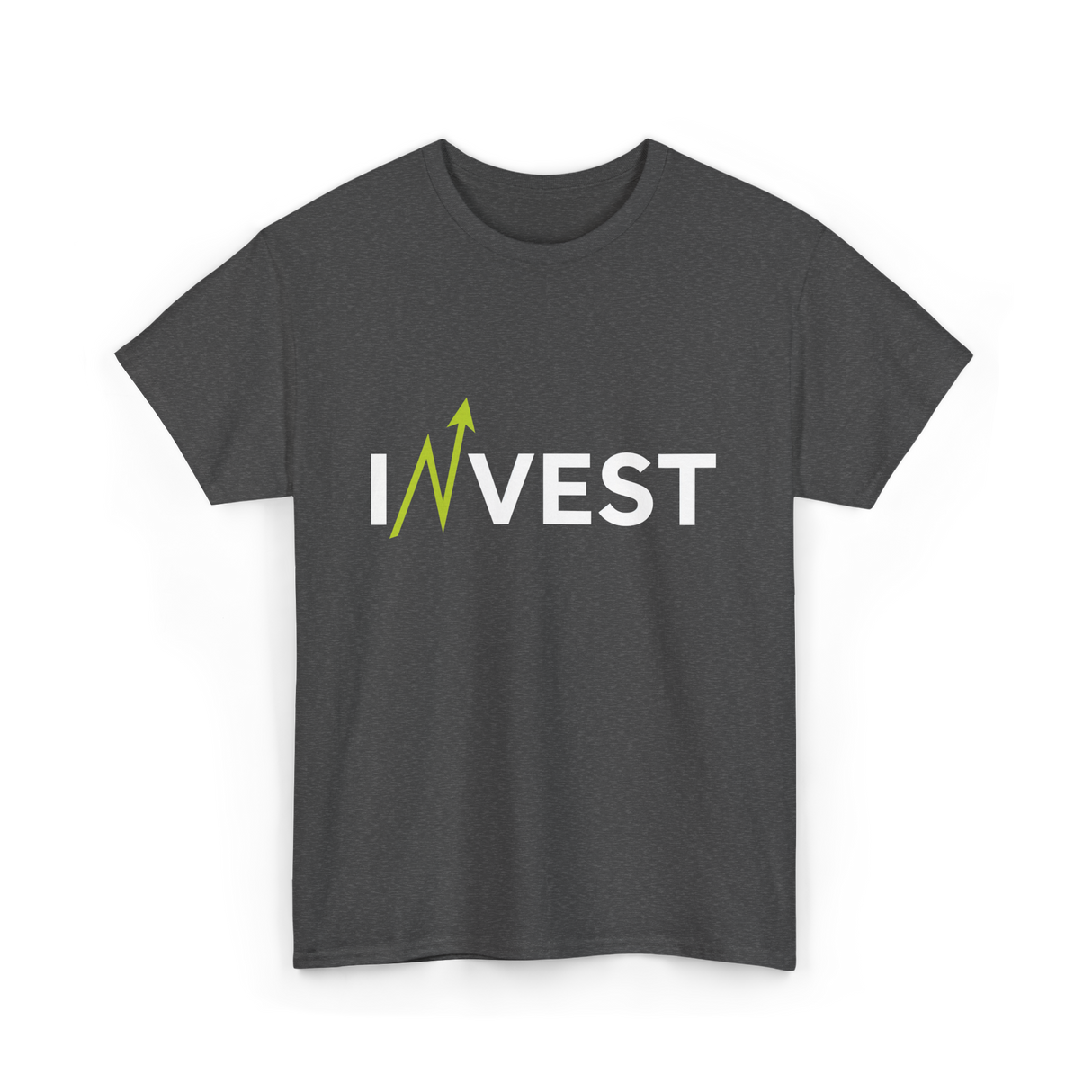 Invest Growth Investing Finance T-Shirt - Dark Heather