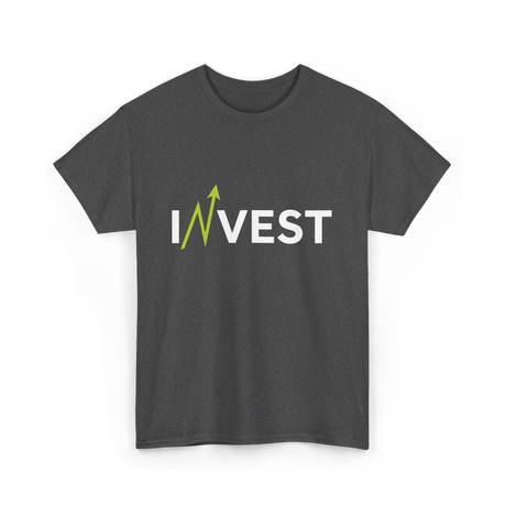 Invest Growth Investing Finance T-Shirt - Dark Heather