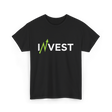 Invest Stock Market Finance Trading T-Shirt - Black