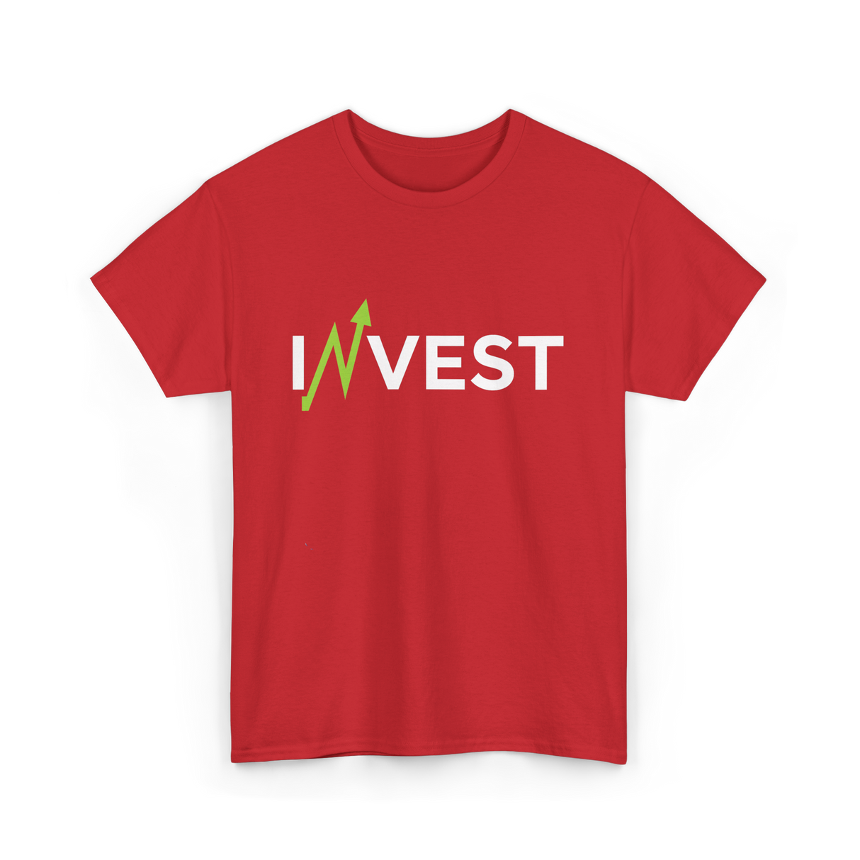 Invest Stock Market Finance Trading T-Shirt - Red