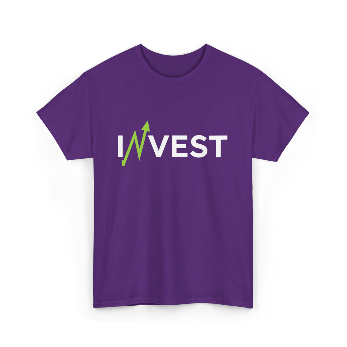 Invest Stock Market Finance Trading T-Shirt - Purple