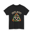 Ireland Celtic Knot Symbol T-Shirt - Black