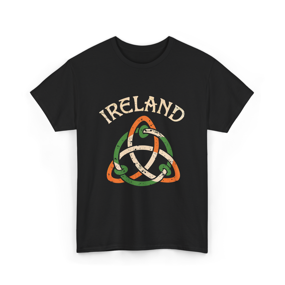 Ireland Celtic Knot Symbol T-Shirt - Black