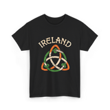 Ireland Celtic Knot Symbol T-Shirt - Black