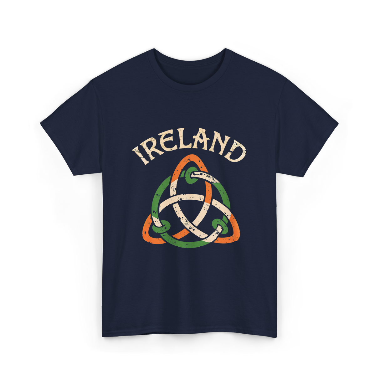 Ireland Celtic Knot Symbol T-Shirt - Navy