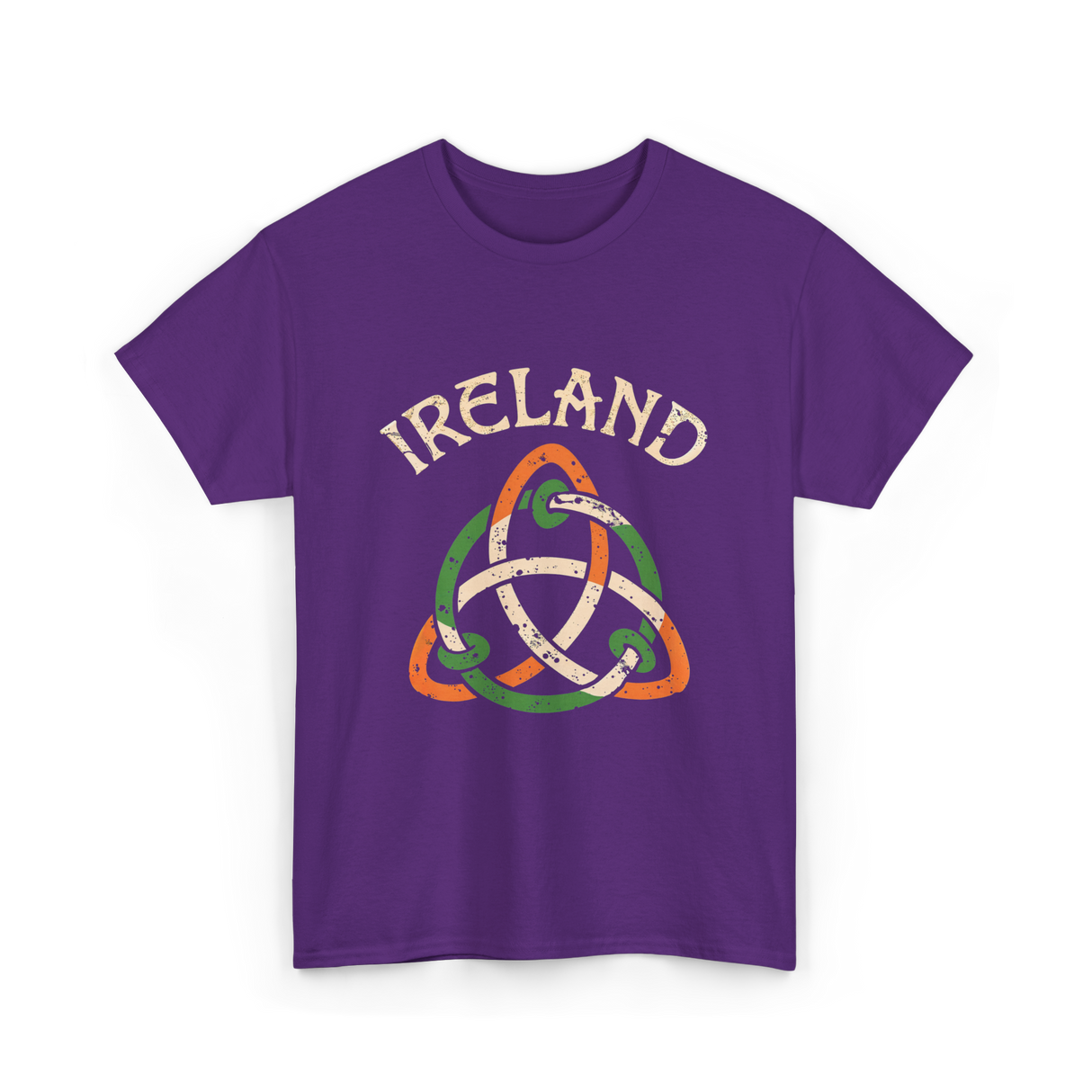 Ireland Celtic Knot Symbol T-Shirt - Purple