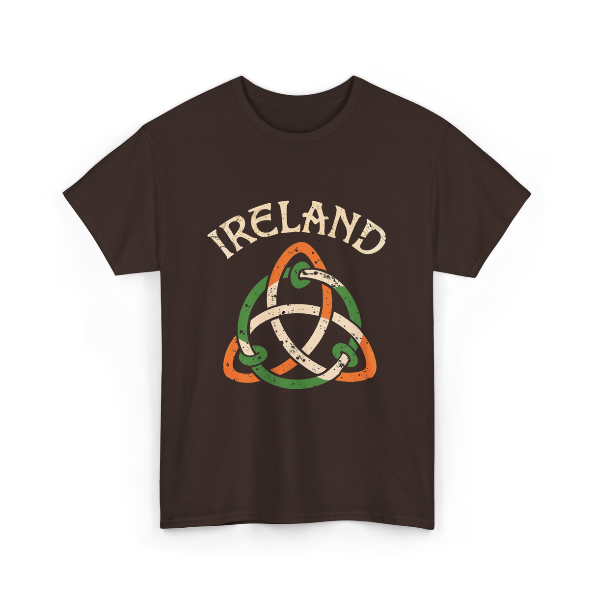 Ireland Celtic Knot Symbol T-Shirt - Dark Chocolate