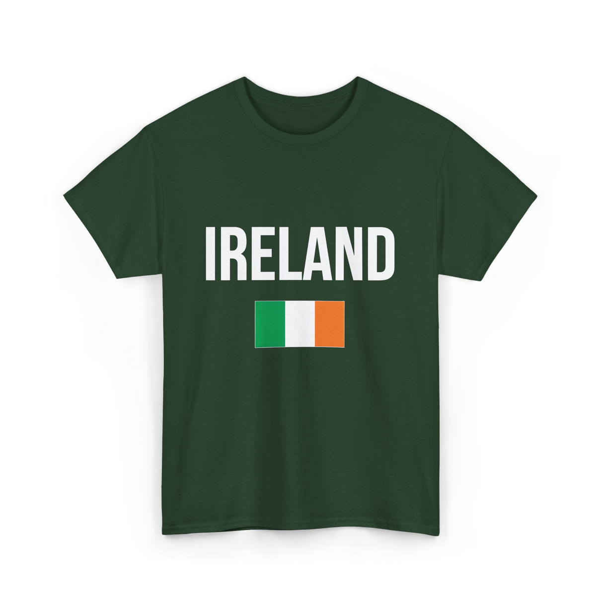 Ireland Irish Flag Ireland T-Shirt - Forest Green