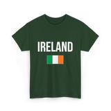 Ireland Irish Flag Ireland T-Shirt - Forest Green