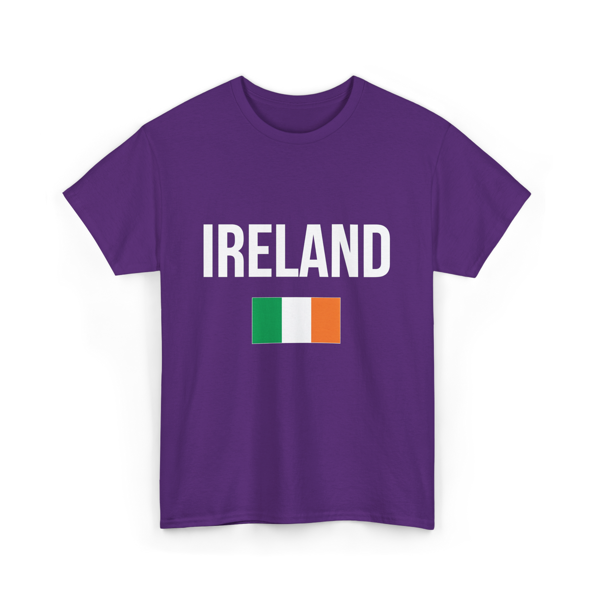 Ireland Irish Flag Ireland T-Shirt - Purple