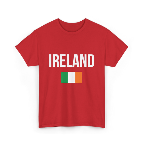 Ireland Irish Flag Ireland T-Shirt - Red