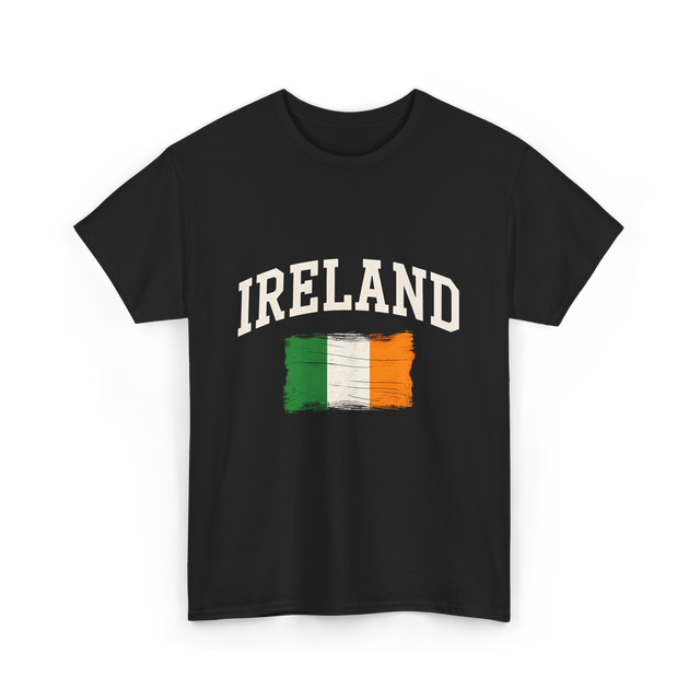 Ireland Irish Flag St. Patrick's Day T-Shirt - Black