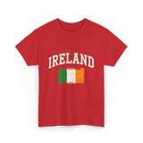 Ireland Irish Flag St. Patrick's Day T-Shirt - Red