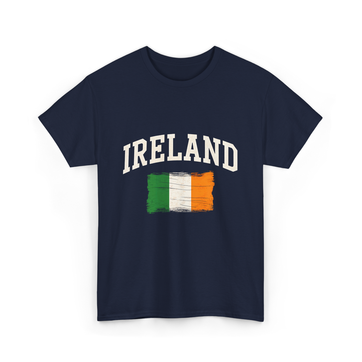 Ireland Irish Flag St. Patrick's Day T-Shirt - Navy